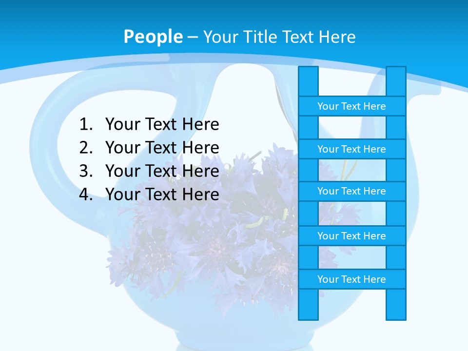 Head Stidio Flowers PowerPoint Template