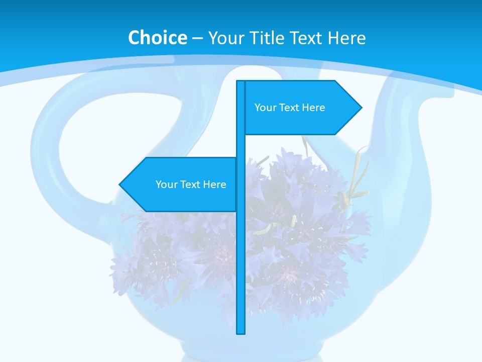 Head Stidio Flowers PowerPoint Template