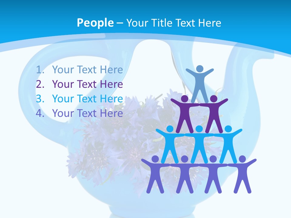 Head Stidio Flowers PowerPoint Template