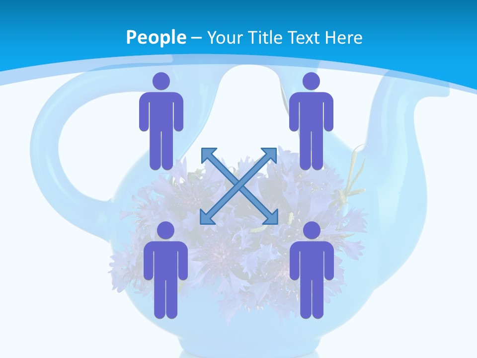 Head Stidio Flowers PowerPoint Template