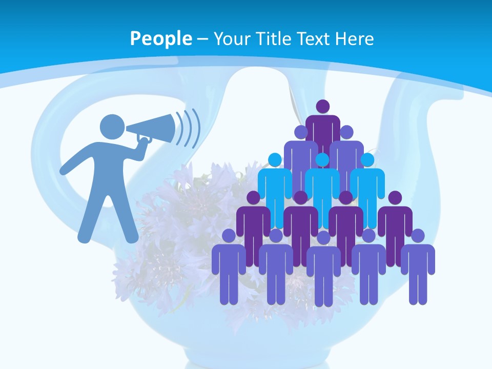 Head Stidio Flowers PowerPoint Template