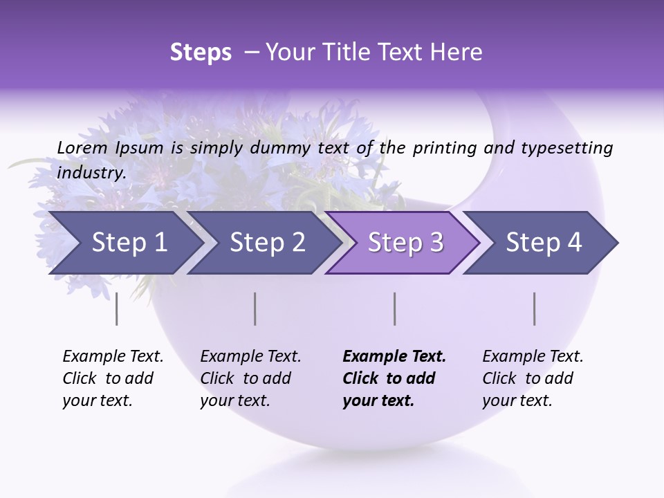 Pretty Isolated Background PowerPoint Template