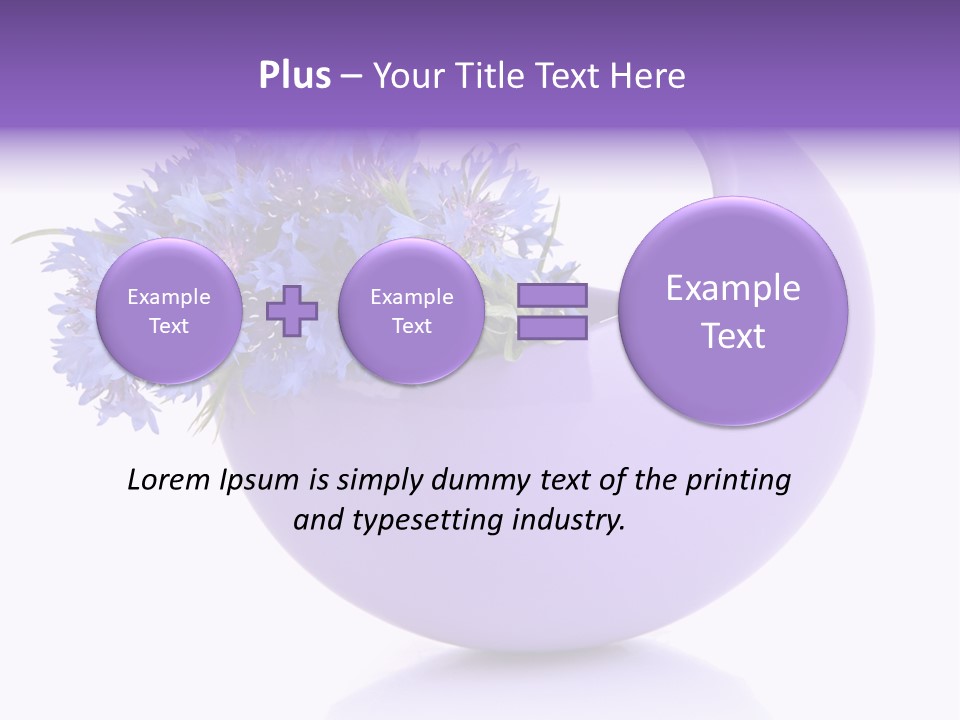 Pretty Isolated Background PowerPoint Template