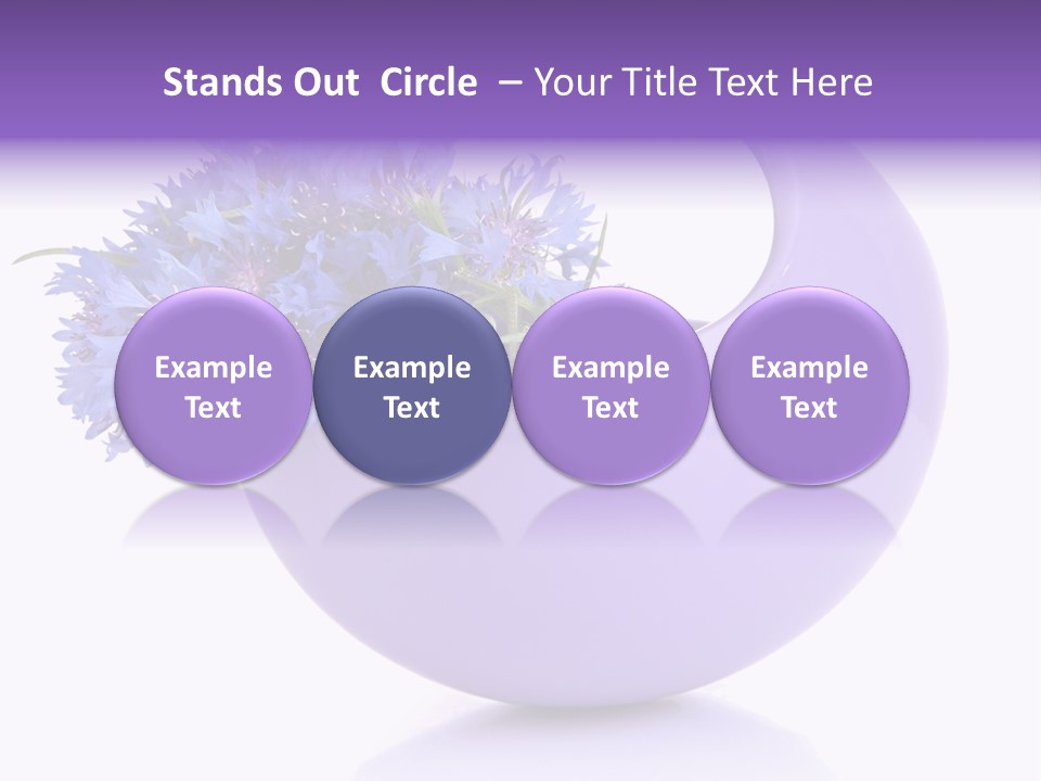 Pretty Isolated Background PowerPoint Template