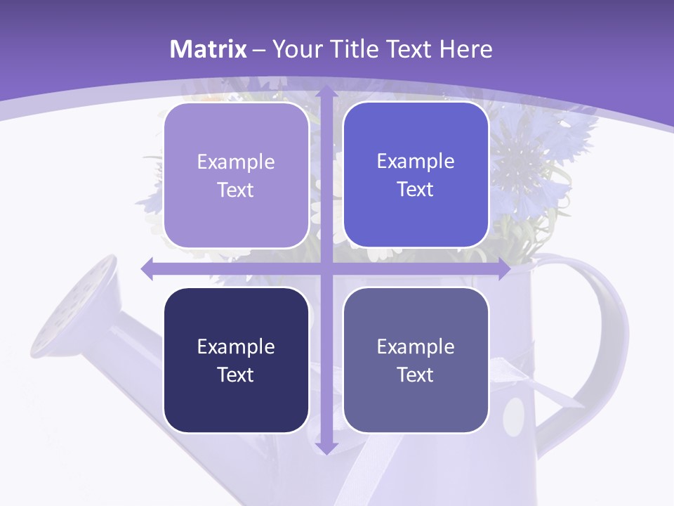 Floral Close Bow PowerPoint Template