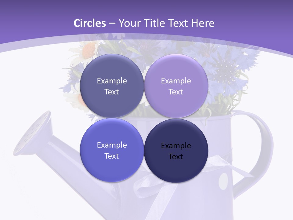 Floral Close Bow PowerPoint Template