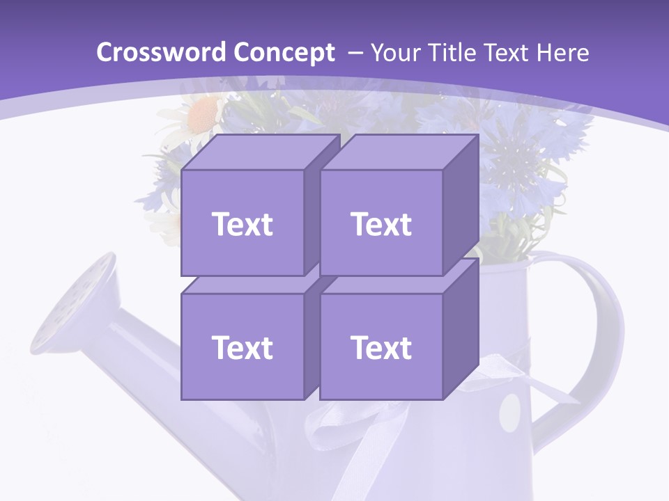 Floral Close Bow PowerPoint Template