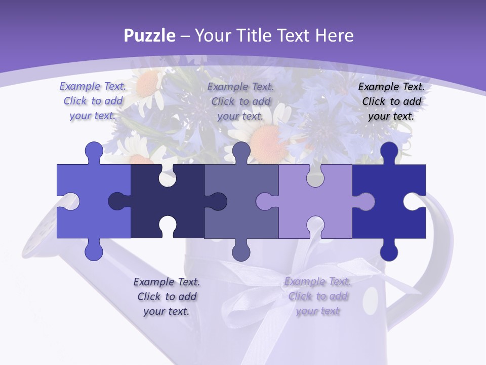 Floral Close Bow PowerPoint Template