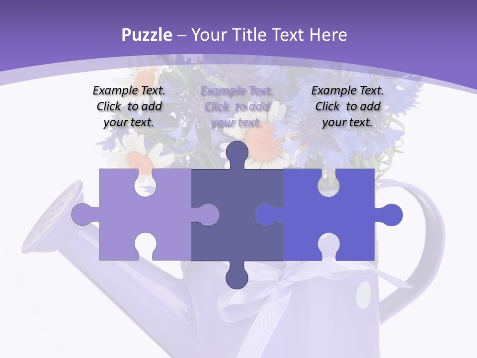 Floral Close Bow PowerPoint Template