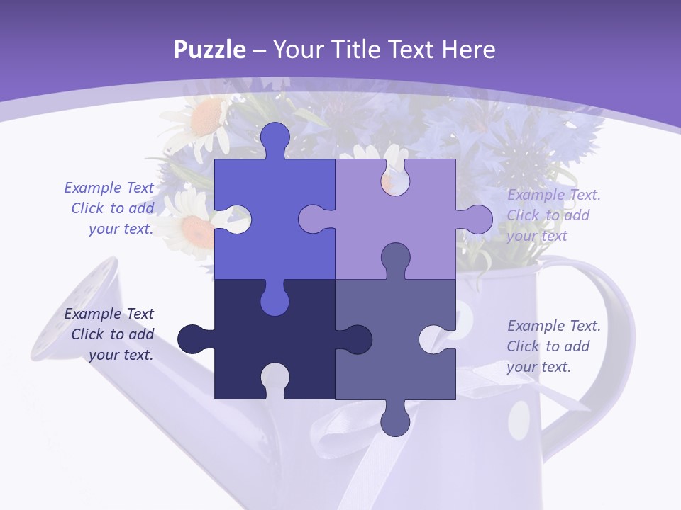 Floral Close Bow PowerPoint Template