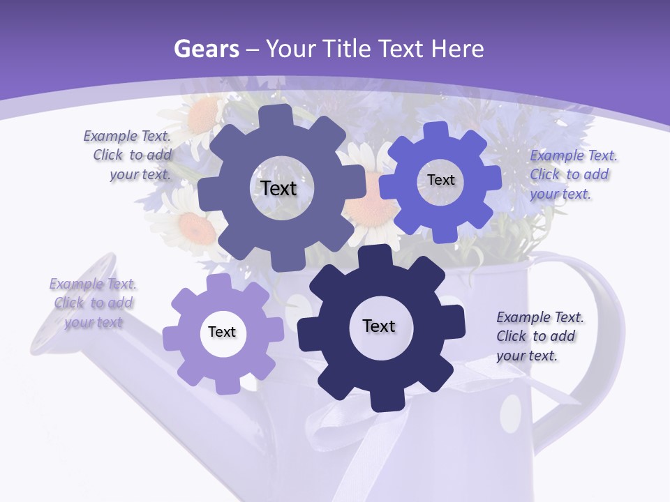 Floral Close Bow PowerPoint Template