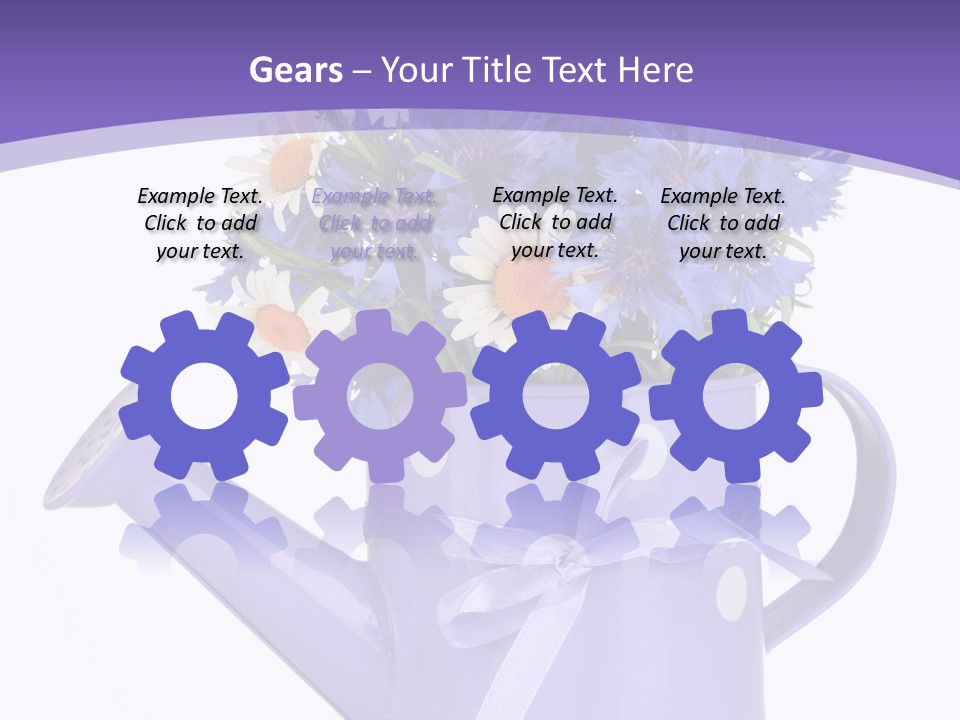 Floral Close Bow PowerPoint Template