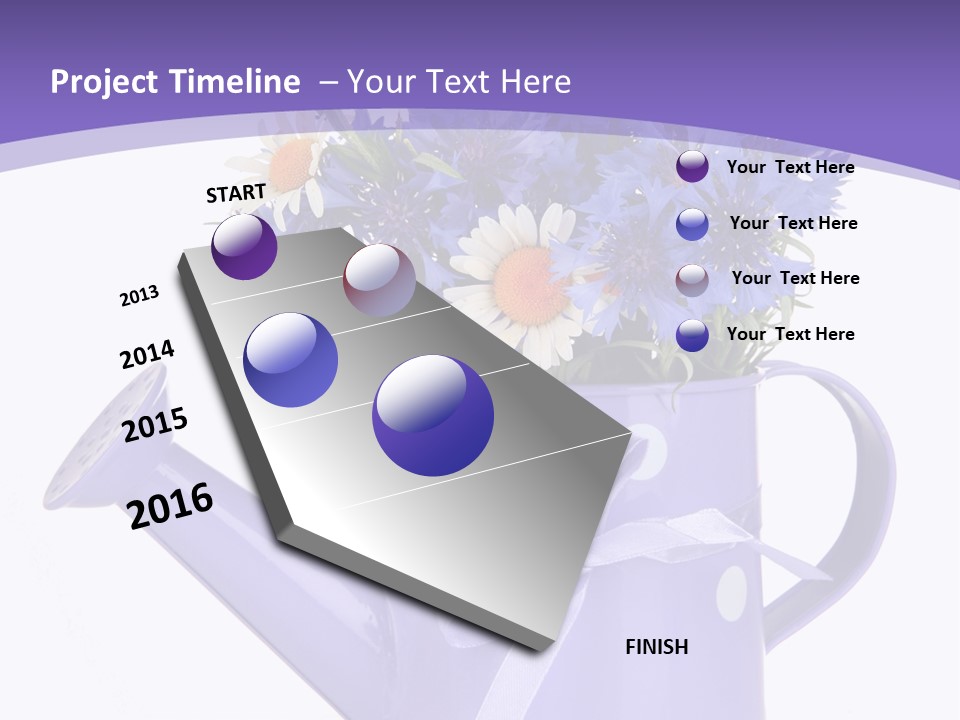 Floral Close Bow PowerPoint Template