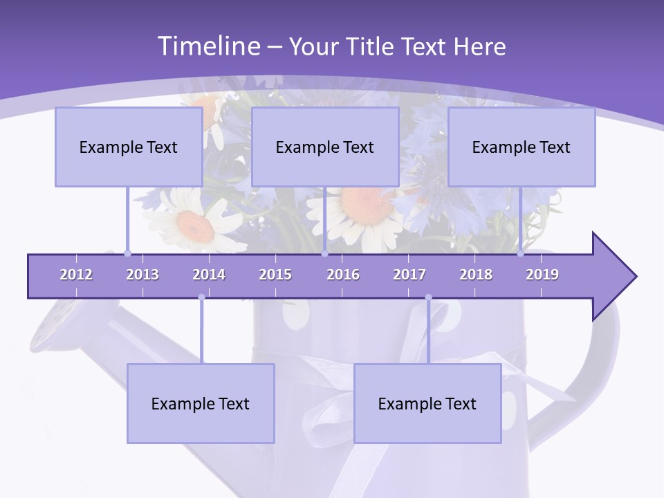Floral Close Bow PowerPoint Template