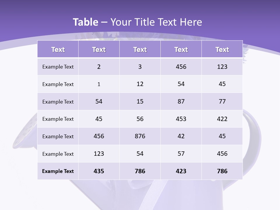 Floral Close Bow PowerPoint Template