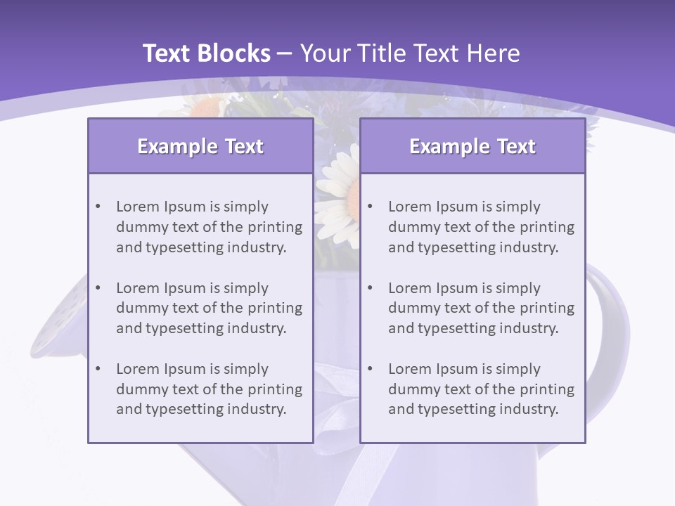 Floral Close Bow PowerPoint Template