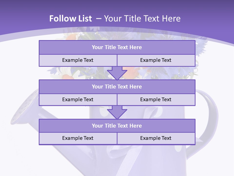 Floral Close Bow PowerPoint Template