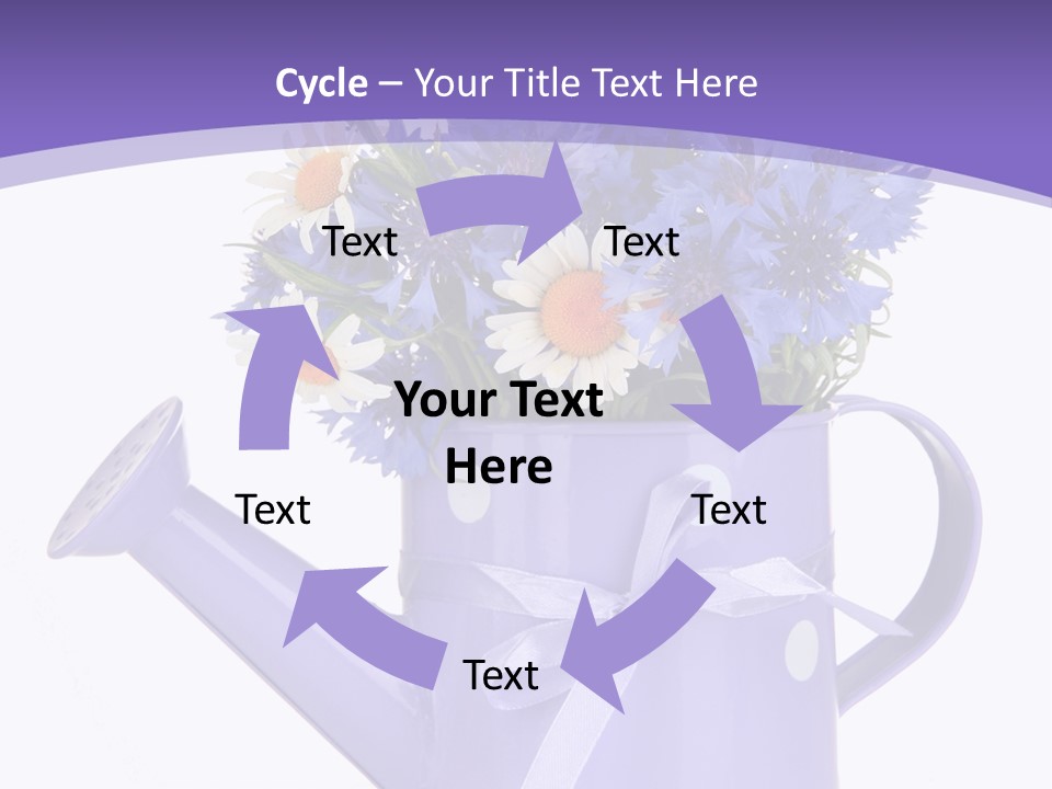 Floral Close Bow PowerPoint Template