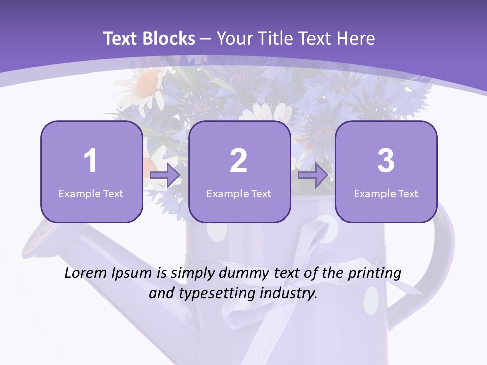 Floral Close Bow PowerPoint Template