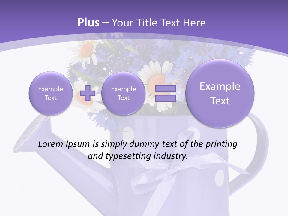 Floral Close Bow PowerPoint Template