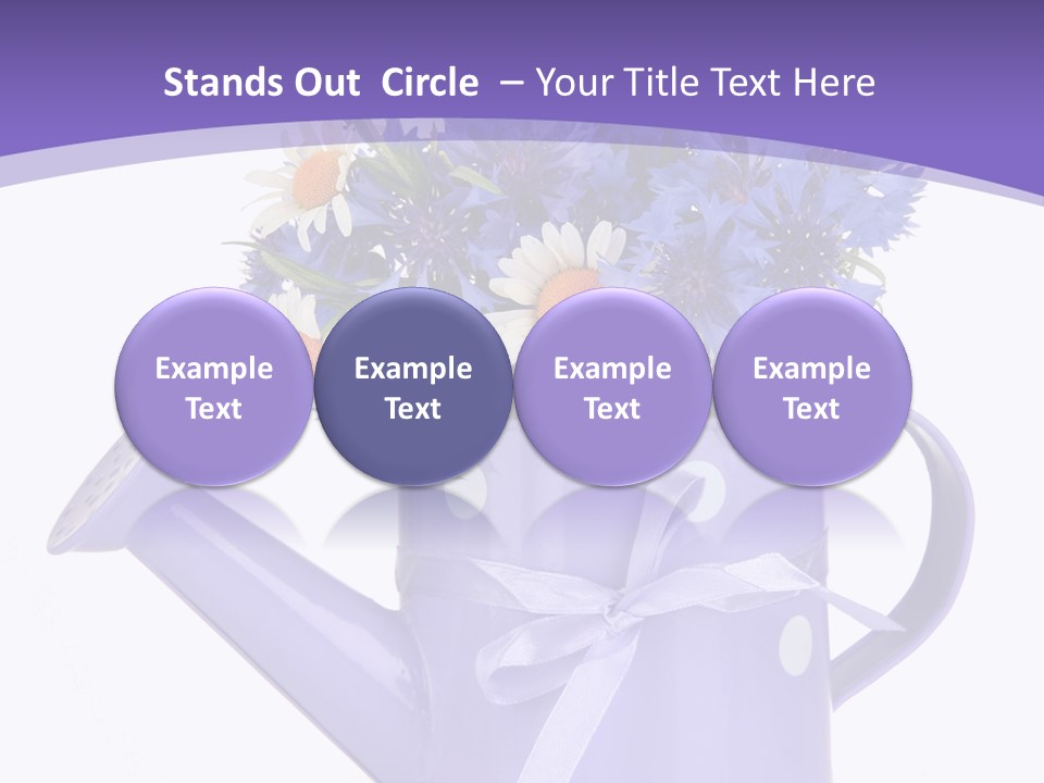Floral Close Bow PowerPoint Template