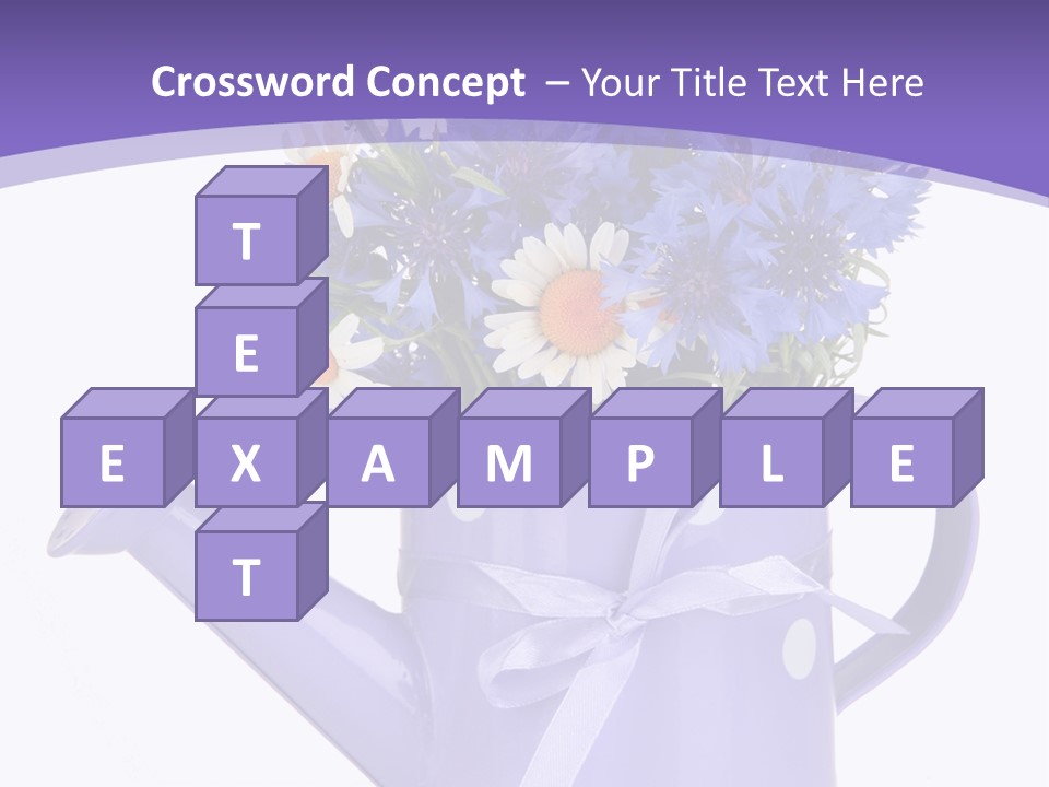 Floral Close Bow PowerPoint Template