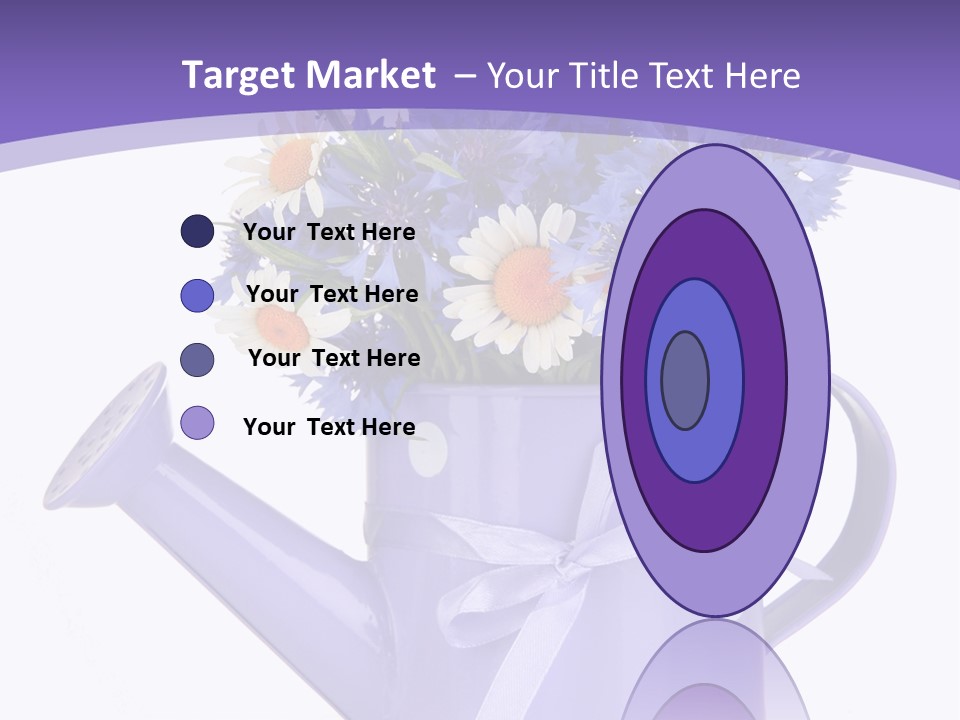 Floral Close Bow PowerPoint Template