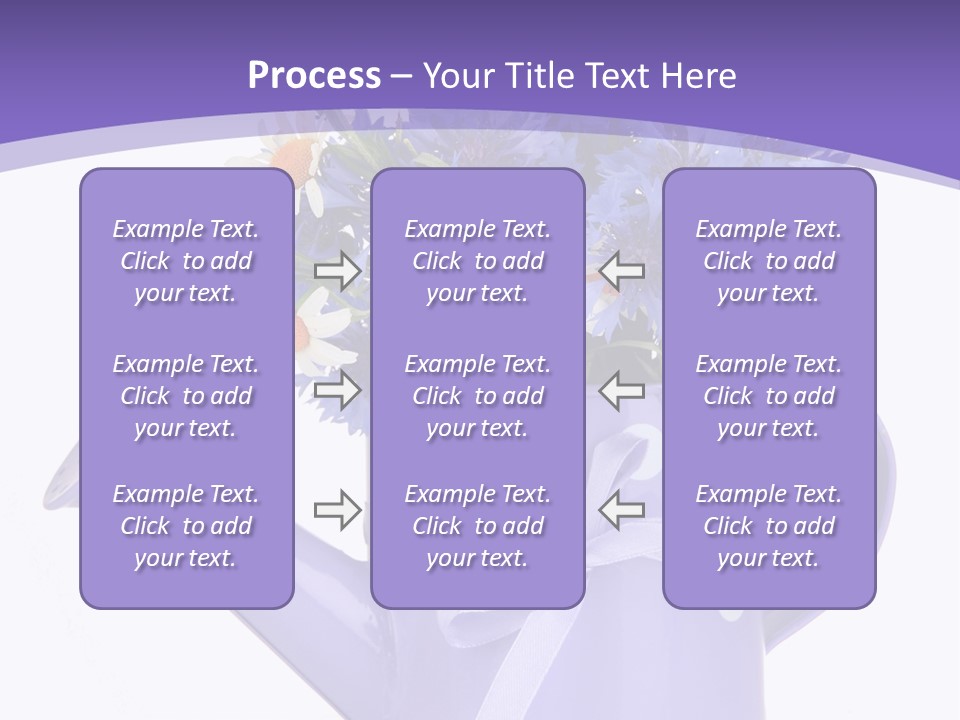 Floral Close Bow PowerPoint Template