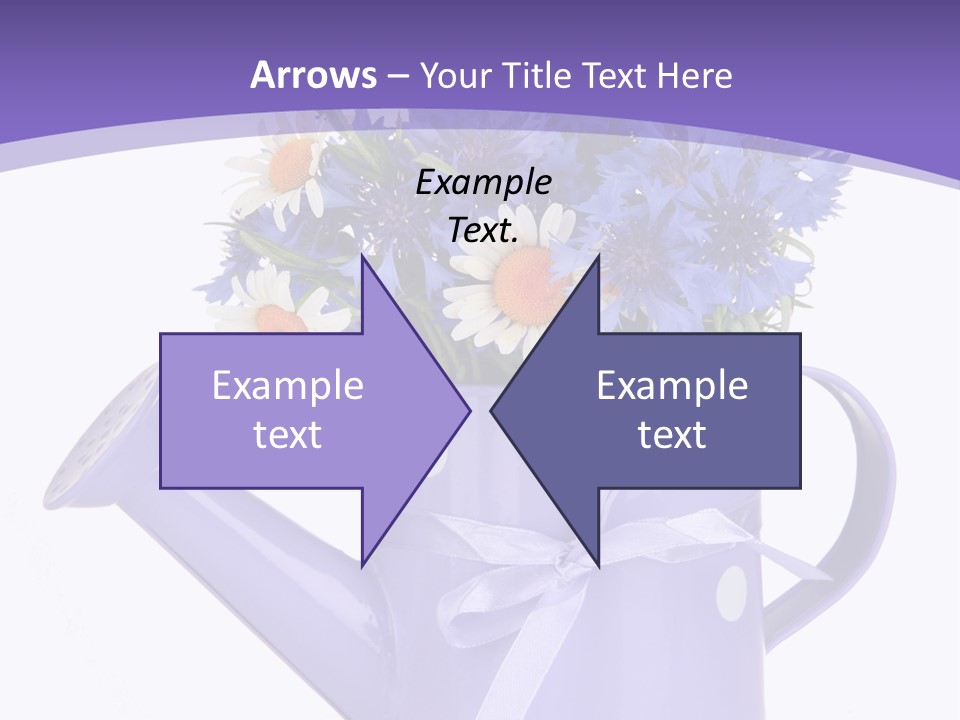 Floral Close Bow PowerPoint Template