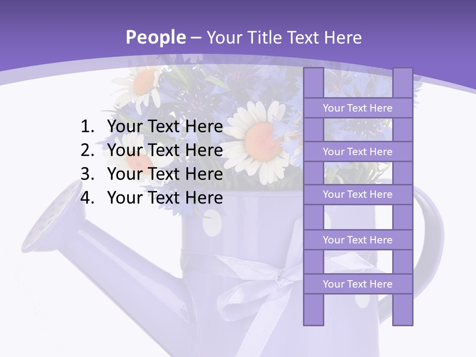Floral Close Bow PowerPoint Template
