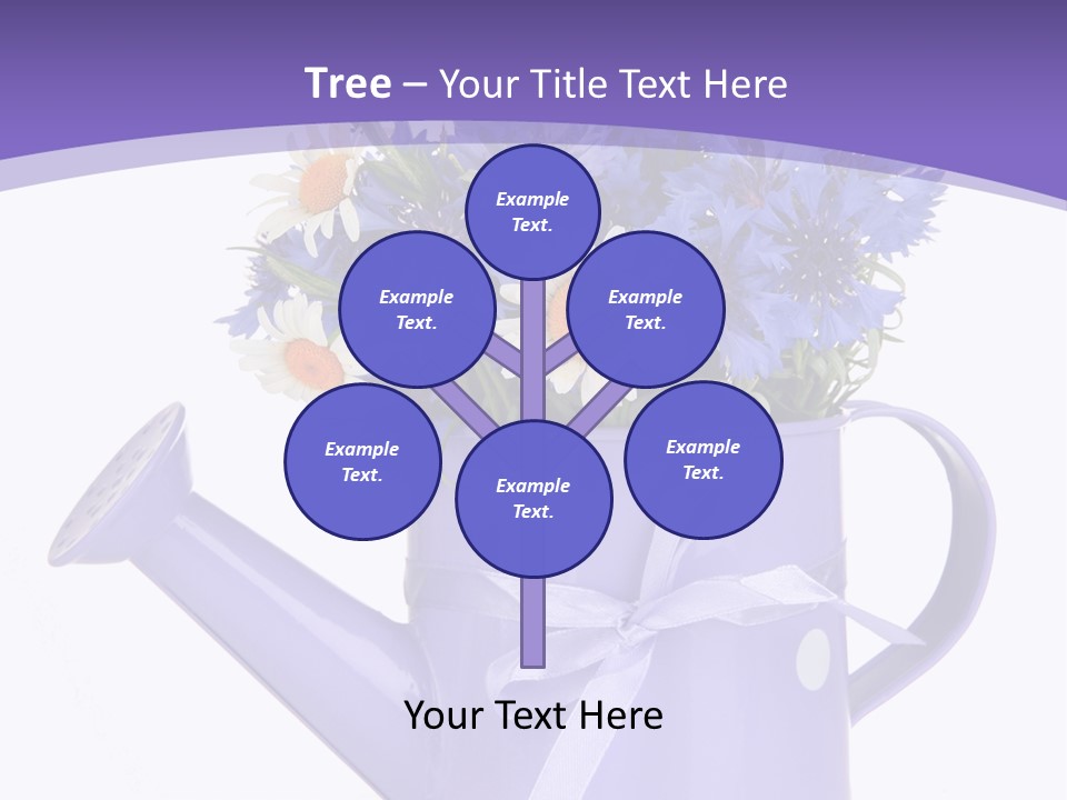 Floral Close Bow PowerPoint Template