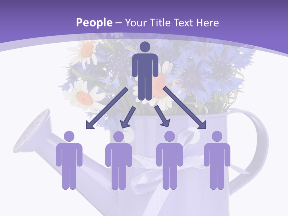 Floral Close Bow PowerPoint Template