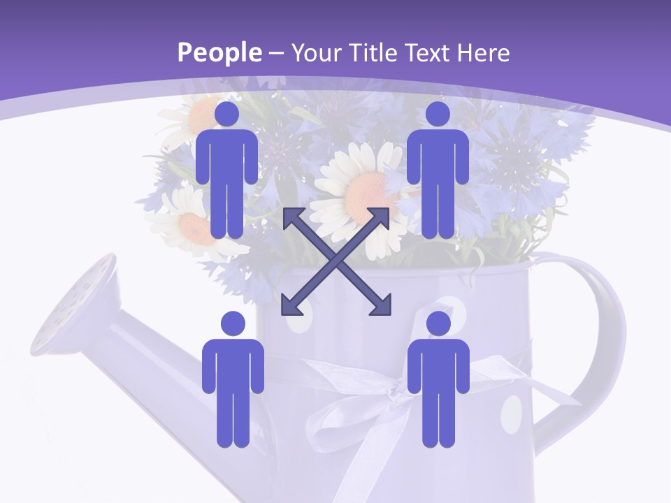 Floral Close Bow PowerPoint Template