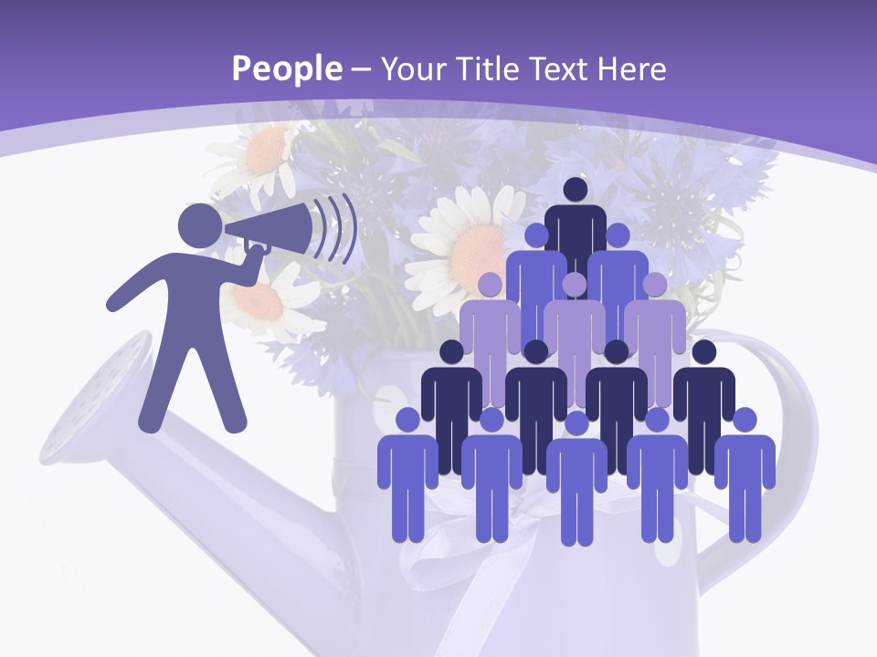 Floral Close Bow PowerPoint Template