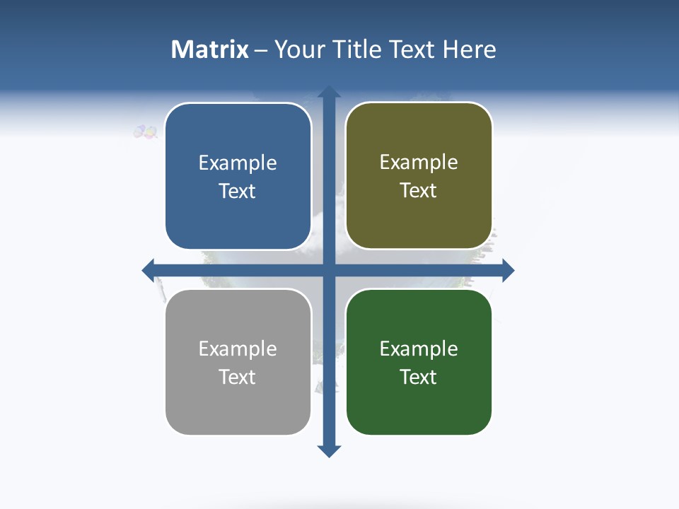 Green Sunlight Map PowerPoint Template