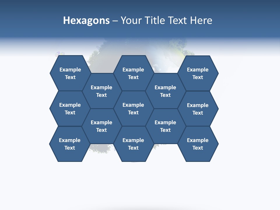 Green Sunlight Map PowerPoint Template