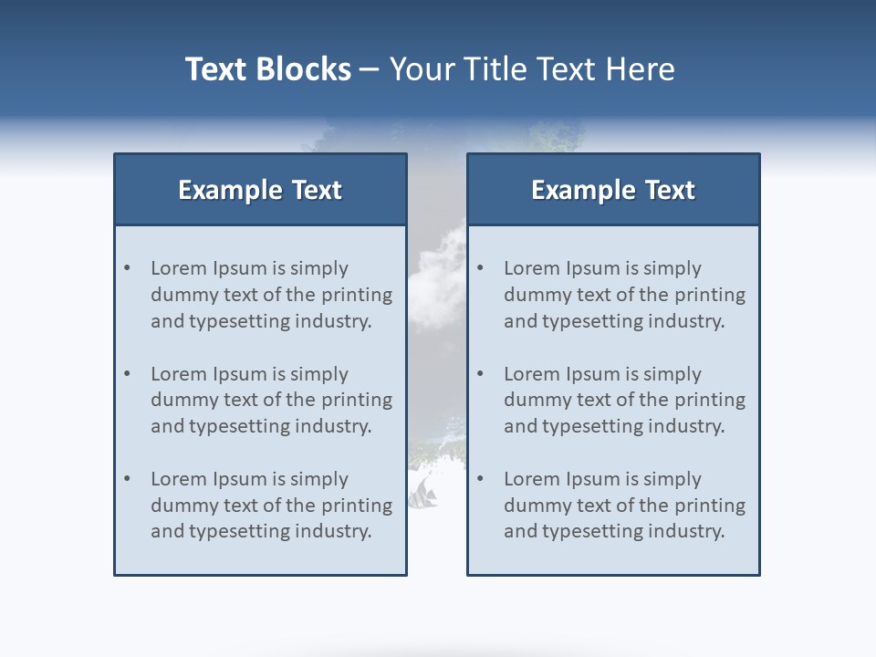 Green Sunlight Map PowerPoint Template