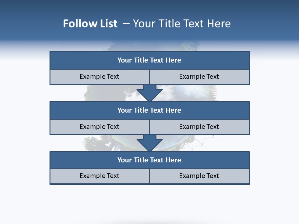 Green Sunlight Map PowerPoint Template