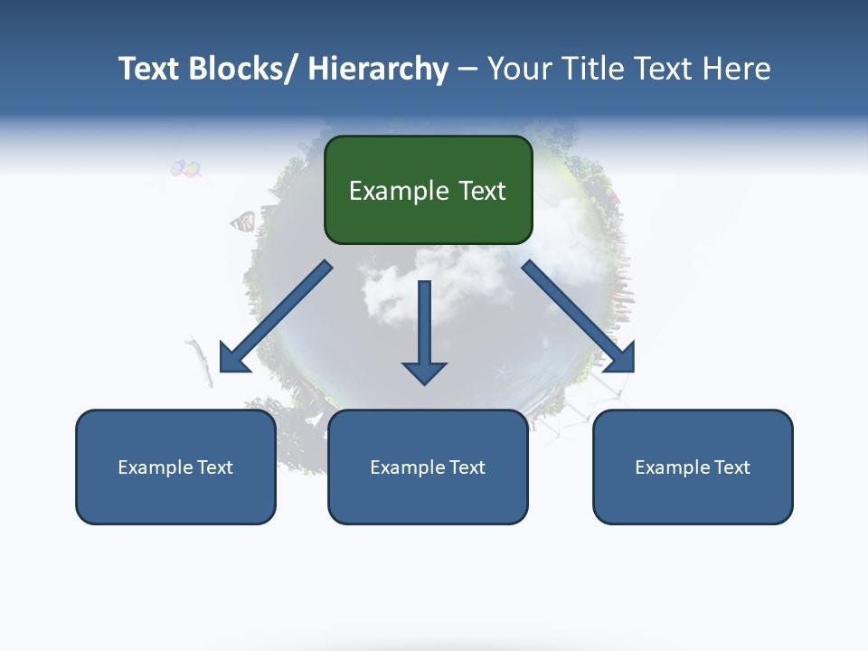 Green Sunlight Map PowerPoint Template