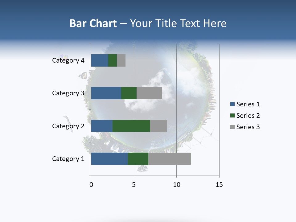 Green Sunlight Map PowerPoint Template