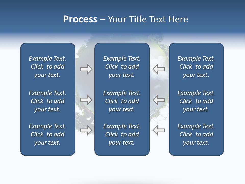 Green Sunlight Map PowerPoint Template