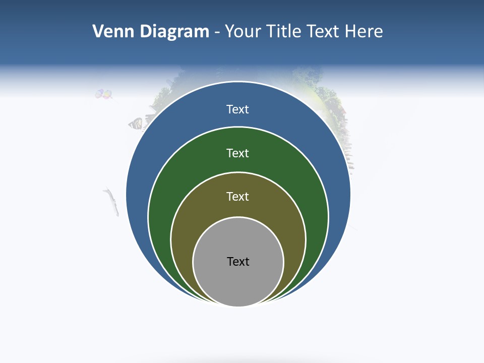 Green Sunlight Map PowerPoint Template