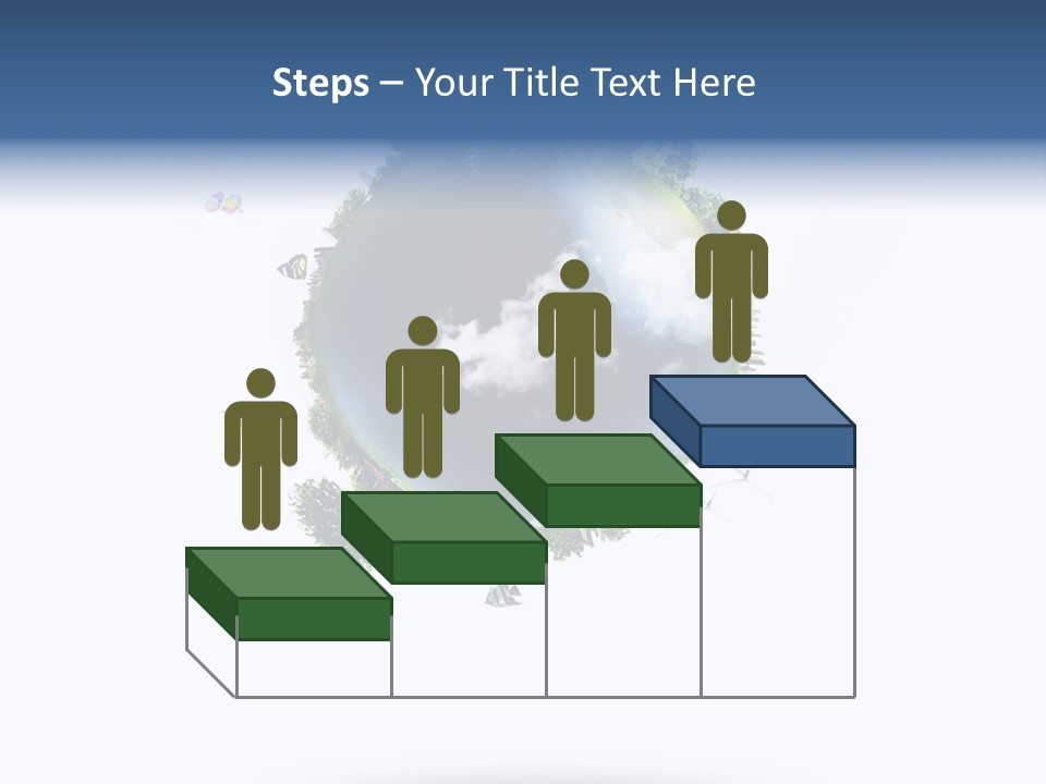 Green Sunlight Map PowerPoint Template