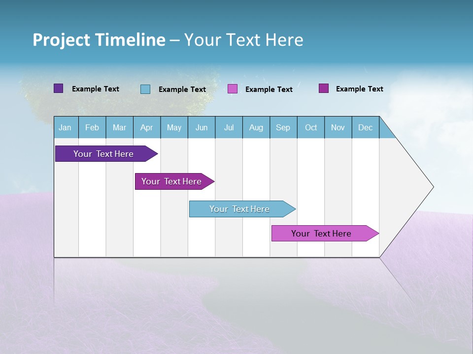 Meadow Valentines Day Tree PowerPoint Template