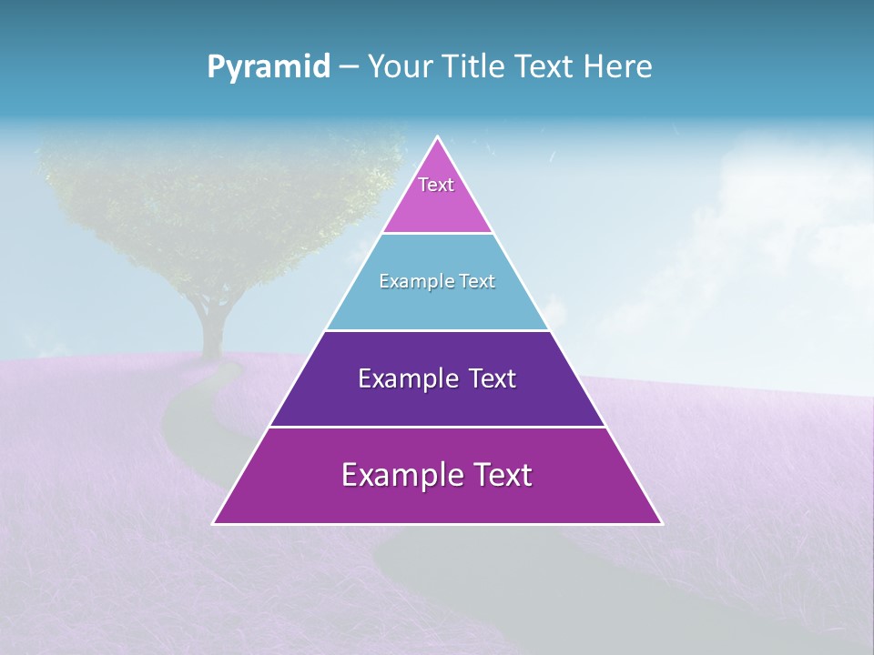 Meadow Valentines Day Tree PowerPoint Template