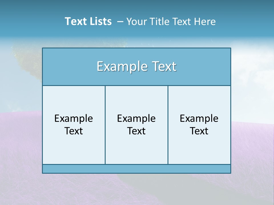 Meadow Valentines Day Tree PowerPoint Template