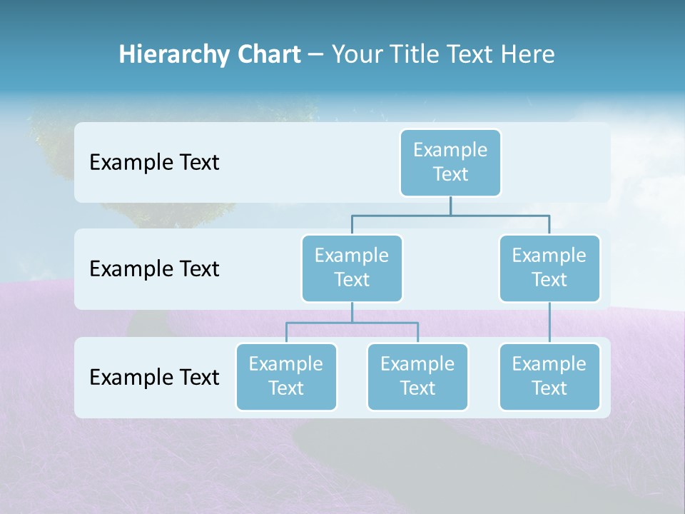Meadow Valentines Day Tree PowerPoint Template