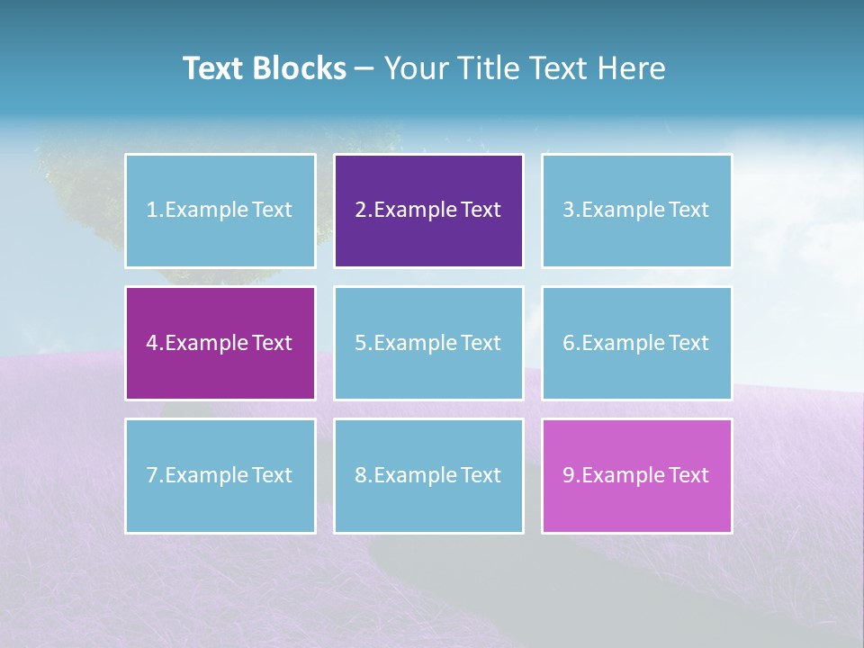 Meadow Valentines Day Tree PowerPoint Template