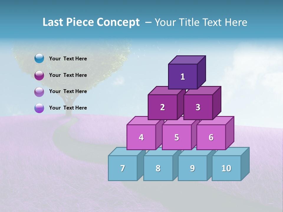 Meadow Valentines Day Tree PowerPoint Template