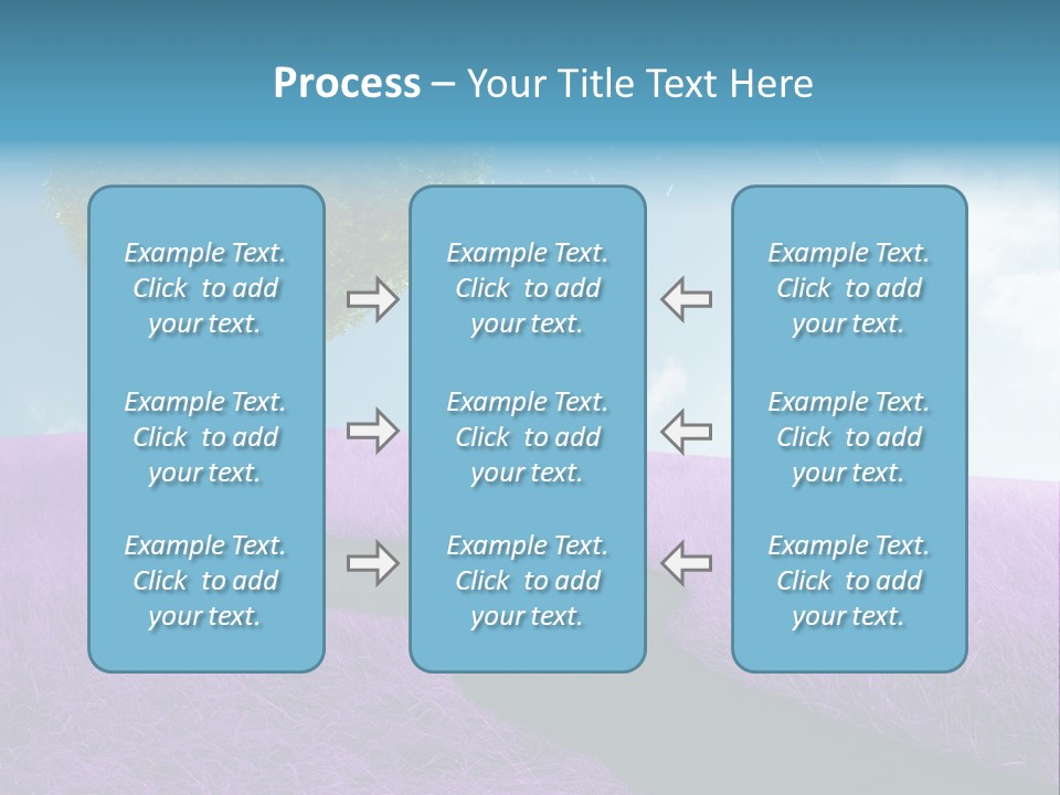Meadow Valentines Day Tree PowerPoint Template